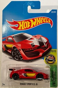 2017 🔥HOT WHEELS🛞 RENAULT SPORT R.S. 01 RED 10/10 EXOTICS 365/365 - Picture 1 of 6