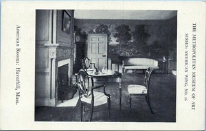 Museum of Art No.16 American Rooms Haverhill Mass. Postcard Unposted - Picture 1 of 2