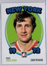 2009-10 ITG 1972 The Year In Hockey Blank Backs #36 Rod Seiling */72 *S3557
