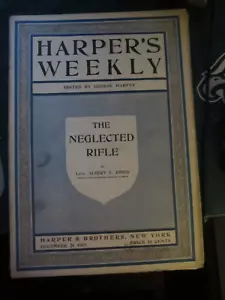 Harpers Weekly Magazine December 21 1907 The Neglected Rifle Teddy Roosevelt 64 - Picture 1 of 2