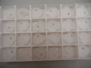 12 swarovski heartshape pendants w/rhinestone,16x15.5mm crystal matt