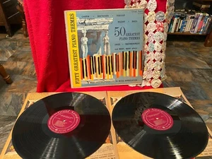 Vtg 33 Record 50 Greastest Piano Themes: A Most Exciting Adventure in Music - Picture 1 of 4