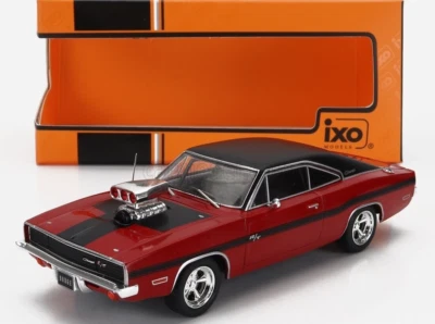 1:43 IXO Dodge Charger R/T Coupe 1970 Red Black CLC475N Modellbau - Immagine 1 di 2
