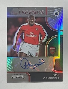 2022-23 Panini Prizm EPL Sol Campbell Legends Auto Silver Prizm /99 - Picture 1 of 2