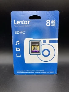 LEXAR Multi-Use 8GB - SDHC Card - NEW Authentic - Picture 1 of 2