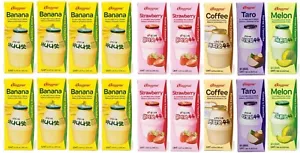 BINGGRAE MILK - BANANA STRAWBERRY MELON TARO COFFEE FLAVOR (8-4-2-2-2) 18 PACKS - Picture 1 of 1