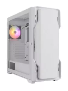 PC-Gehäuse E-ATX ATX ITX Nanoxia MIDI DS-9G-W ARGB Weiß USB-C TG - Bild 1 von 8