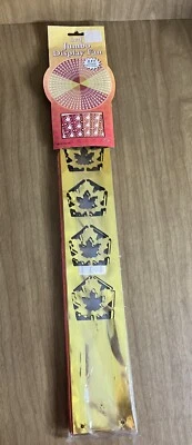 Nuevo ventilador de exhibición Beistle Leaf Jumbo lámina colgante decoración hojas de otoño 4 pies fiesta Foto 1 de 4