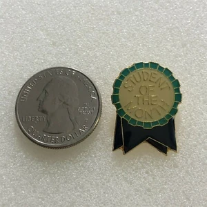 Pinback estudiante escolar premio estudiante del mes #36770 - Imagen 1 de 2