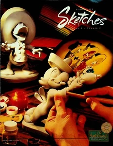 Walt Disney Sketches Magazine Summer 1995 Three Caballeros Pocahontas - Picture 1 of 2