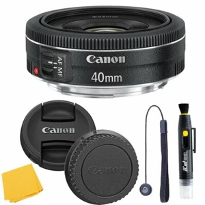 Canon EF 40mm f/2.8 STM Lens + Lens Caps + Lens Cap Keeper + Lens Cleaning... - Picture 1 of 4