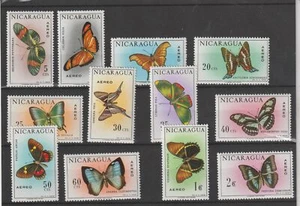 1967 MONGOLIA P.A. FAUNA FARFALLE 12 VAL MNH MF97041 - Foto 1 di 1