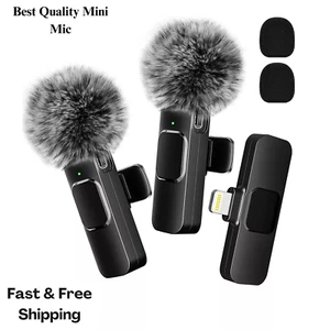 Microfono Wireless Lavalier Mini Mic per iPhone e Android Spedito dalla Florida - Foto 1 di 10