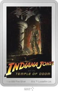 2023 Niue Indiana Jones Temple of Doom 1oz 999 Proof Colorized Silver Coin - Picture 1 of 1