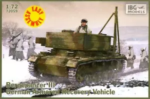 IBG Models 1/72 BERGPANZER III German Armored Recovery Vehicle - Picture 1 of 4