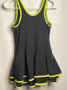 Revolution girls size XLC dance dress Green & Black - Picture 1 of 4