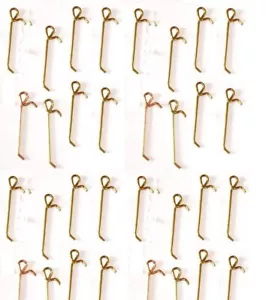 Roller Grip Fishing Weight Tail Wires 100 Pack for lead weight WITH BAIT CLIP - Picture 1 of 1