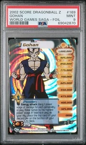 PSA 9 Limited Hi-Tech Foil Gohan 2002 World Games Saga DBZ #169 Score DBZ Mint - Picture 1 of 2