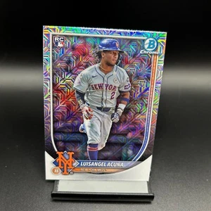 2025 Bowman Mega Mojo Refractor RC #83 Luisangel Acuna New York Mets - Picture 1 of 2