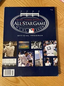 Major League Baseball MLB All Star Game Official Program NYC 2008 Yankee Stadium - Picture 1 of 8