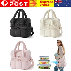 Large Outdoor Portable Lunch Bag Thermal Insulated Food Container Cooler Bag NEW - Picture 1 of 14