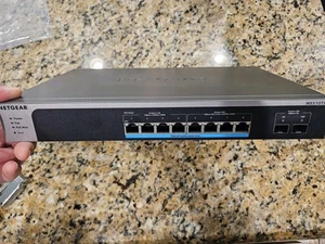 Netgear MS510TXUP 8-Port Multi-Gigabit/10G Ethernet Ultra60 PoE++ Smart... - Picture 1 of 3
