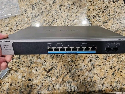 Netgear MS510TXUP 8-Port Multi-Gigabit/10G Ethernet Ultra60 PoE++ Smart... - Image 1 of 3