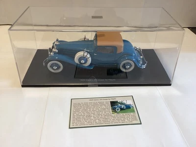 1929 Cord L-29, Coupé by Hayes for Count Sakhnoffsky, ESVAL 1:24, blau, blue - Bild 1 von 4