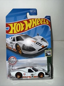 2022 Hot Wheels '67 Ford GT40 Mk.IV White Gulf Livery Retro Racers 4/10 58/250 - Bild 1 von 7