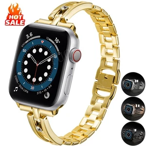 Edelstahl Armband Für Apple Watch ULTRA 2 49mm SE 10 9 8 7 6 5 Metall 44mm 45mm - Picture 1 of 28