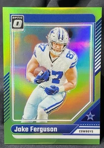 2024 Optic #54 JAKE FERGUSON /49 Lime Green PRIZM SP - Dallas COWBOYS - NM - Bild 1 von 2