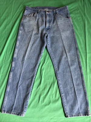 Rustler Jeans Mens 36x30 Y2K Regular Straight Natural Light Wash Faded. Ex Cond - Image 1 of 4