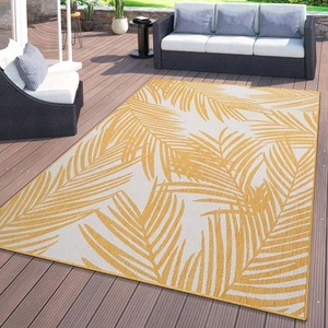Rugshop Out Door Rugs Distressed Leaves Textured Indoor Outdoor Carpet Deck Rugs - Picture 1 of 39