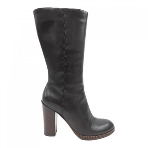 BOTTEGA VENETA Boots Women's Size 36.5 Brown Leather - Picture 1 of 6
