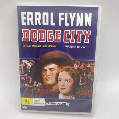 Dodge City (DVD, 1939) LIKE NEW Fast & Free Local Post NTSC 0 ALL Errol Flynn - Image 1 of 3