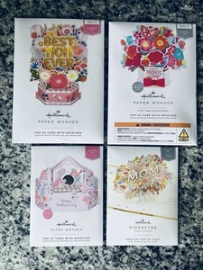 4 ~ Hallmark Paper Wonder ~ Design Pop-Up Card NUOVO ~ Festa della Mamma Amore - Foto 1 di 6