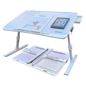 Adjustable Laptop Desk for Bed - Lap Desk with Storage Drawer & Non-Slip Baff... - Picture 1 of 7
