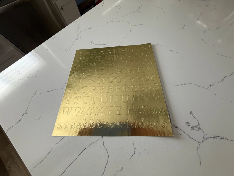 Hojas de pegatinas Creative Memories ABC/123 12x12" ~ Colores varios ~ 3/4" tú eliges Foto 1 de 4