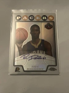 2008-09 Topps Chrome ROY HIBBERT AUTO REFRACTOR #/245 Jersey # 1/1 GEORGETOWN RC - Picture 1 of 7