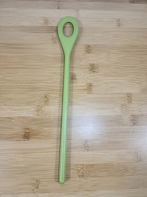 "Cuchara mezcladora de melamina verde brillante Dr. Oetker 11,5"" #519 vintage" Foto 1 de 4