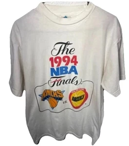 Camiseta de Campeón Vintage 1994 Rockets Vs Knicks Campeones de las Finales de la NBA Hombres XL Tour - Imagen 1 de 14