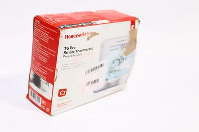 Honeywell Lyric T6 Thermostat 2 Heat   / 1 Cool Heat Pump Or 2 Heat  / 2 Cool. - Image 1 of 2