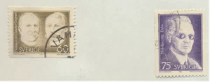 Schweden Briefmarken Scott #986 & 988, gebraucht - Bild 1 von 1