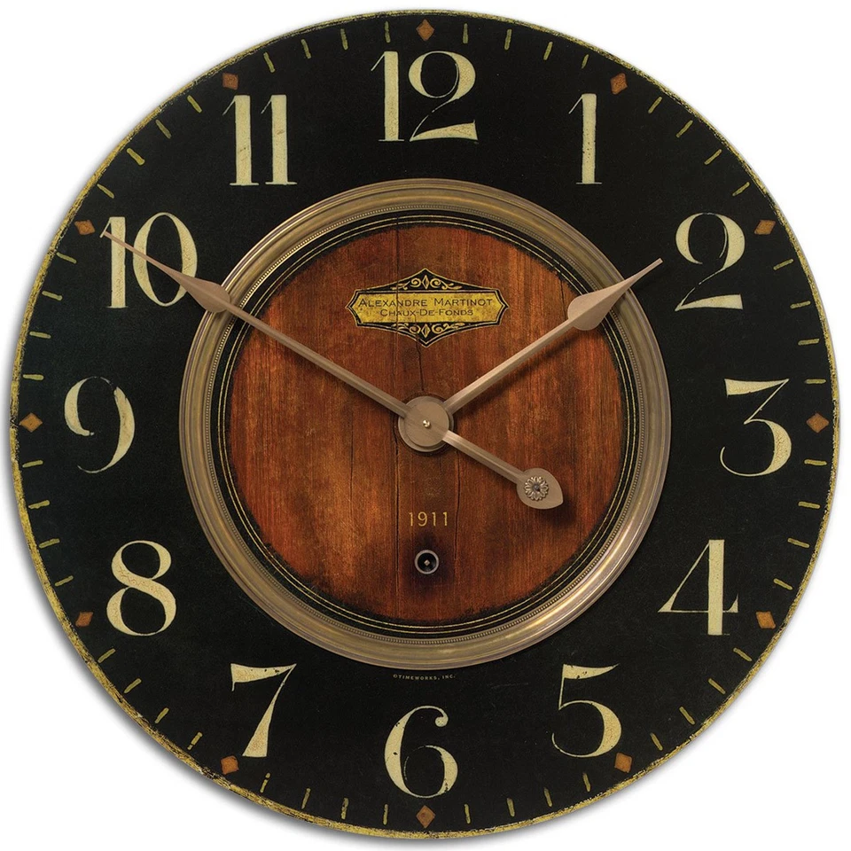 Reloj de pared Uttermost 06026 Alexandre Martinot 23 X 23 pulgadas Foto 1 de 1