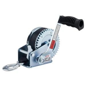 OPENROAD Boat Winch 1500lbs Hand Winch, Boat Trailer Winch with Strap and Hook - Picture 1 of 9