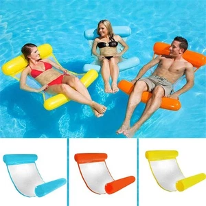 Water Hammock Inflatable Floating Swimming Recliner Mattress - Bild 1 von 18