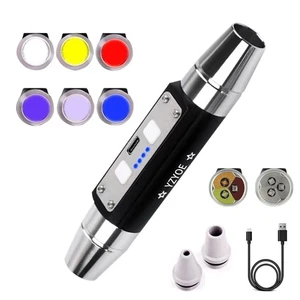6 in 1 LED Professionelle Edelstein Identifikationsleuchte Taschenlampe Gemologe Werkzeug - Bild 1 von 5