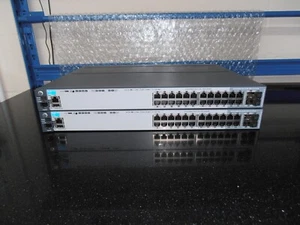 2 x commutateurs HPE 2920-24G - 24 ports commutateur Gigabit L3 J9726A chacun monté J9733A - Photo 1/5