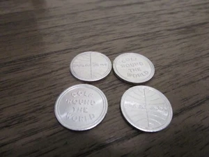 4 x Marcadores de pelotas de golf de aluminio PAN AM Golf Round The World #400U - Imagen 1 de 4