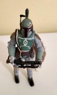 STAR WARS BOBA FETT COMPLETE WITH RIFLE AND GUN HASBRO LEGACY 2008 - Imagen 1 de 4
